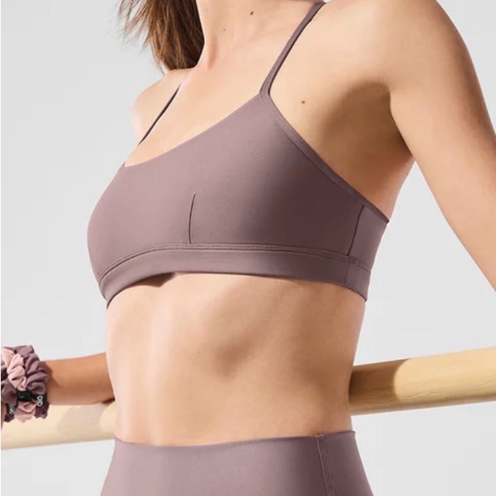 Alo Yoga Airlift Intrigue Bra - Taupe (Size M)